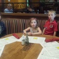 Dinner with Uncle John and Aunt Kristin