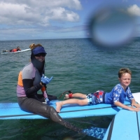 Surfing with Carol