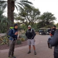 Our guides for the Miraval Outback Hike