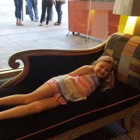 Relaxing at the Triton Hotel