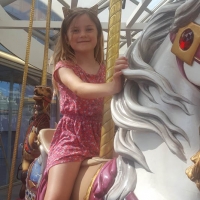 Camille on a horse
