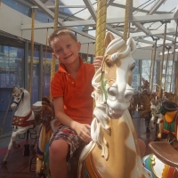 Tripp on a horse