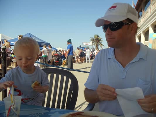 Pancakes at East Beach Grill